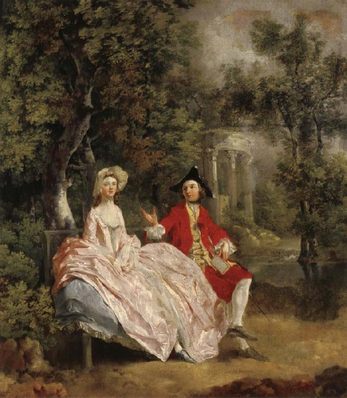 Thomas Gainsborough Conversation in the Park oil painting image